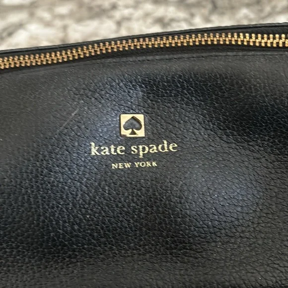 Kate Spade Black Pebble Leather Large Purse - Picture 5 of 8